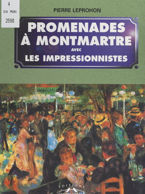 cover image of Promenades à Montmartre avec les Impressionnistes